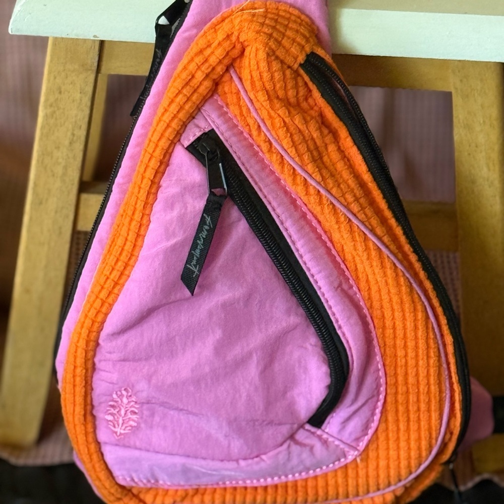 Pink and Orange Women's Bag